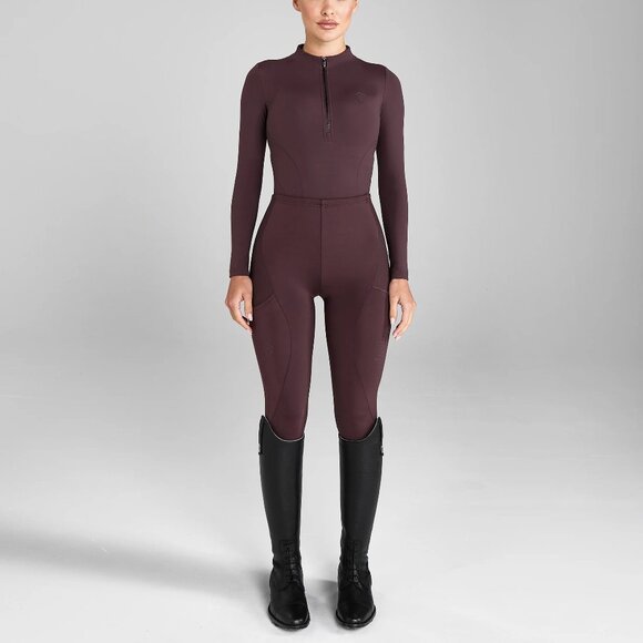 Deep Mauve Core Leggings Full Seat - Picture 3 of 3